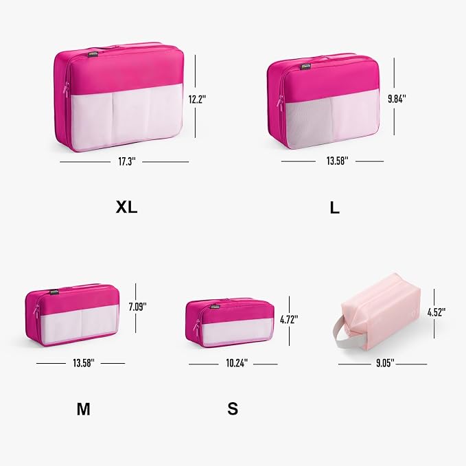 5 Set Compression Packing Cubes - Image 2