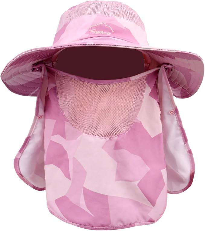 Sun Hats for Men Women Fishing Hat UPF 50+ Breathable Wide Brim Summer UV by Rosoz