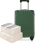 Merax Carry on Luggage Set, 20 Inch Hardshell ABS Suitcase by Merax
