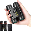12X25 Mini Pocket Binoculars Compact, Small Lightweight Foldable by WRNRN