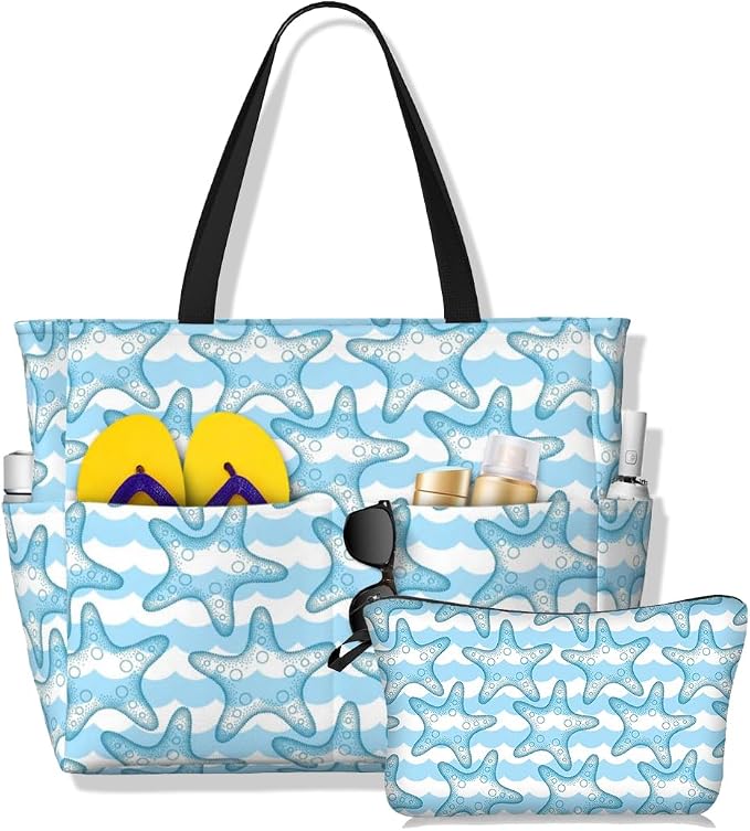 Waterproof Beach Tote Pool Bags by VAIAOH