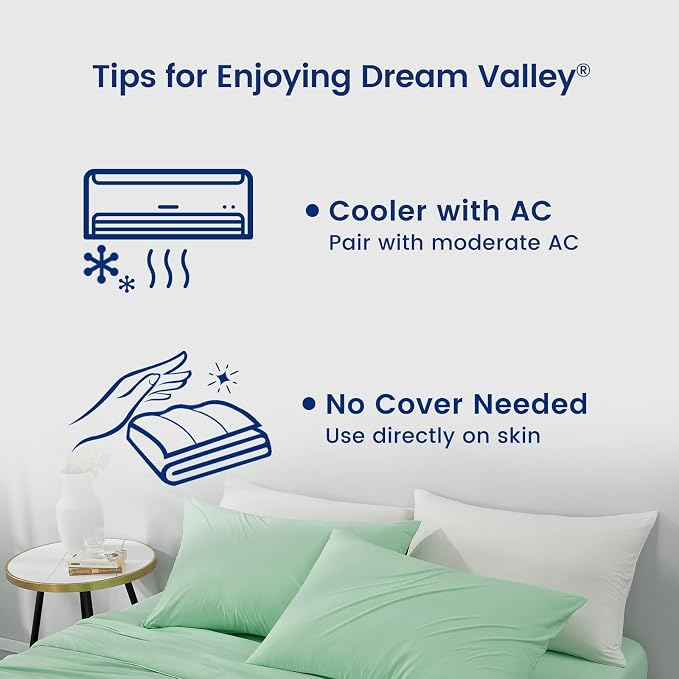 Dream Valley® Outlast® Deepsleep Cooling Comforter, Throw Size, NASA-Grade - Image 6