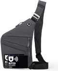 Anti Theft Crossbody Bags for Women Men, Slim Sling Bags by Ibalulu