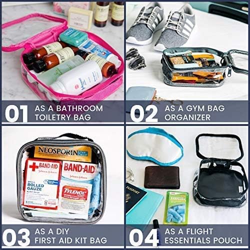 EzPacking Clear TSA Approved 3-1-1 Travel Toiletry Bag - Image 7
