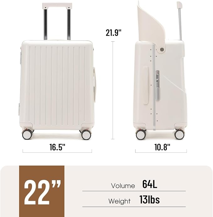 22'' Hardside Ride-On Suitcase - Image 6