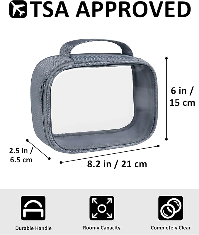 Moyad TSA Approved Clear Toiletry Bag - Image 2