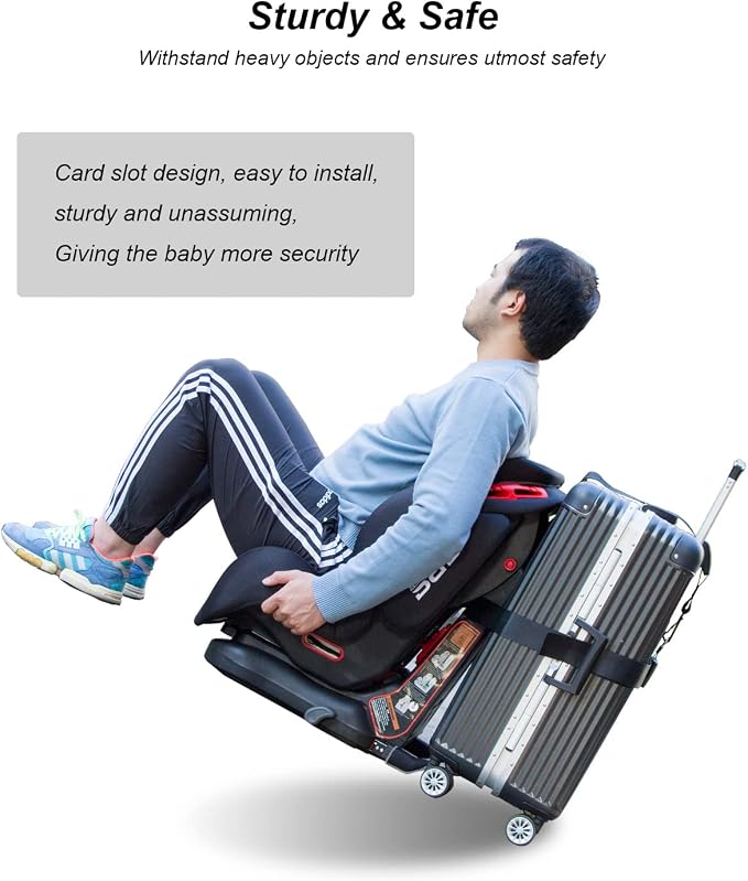 Car Seat Travel Belt to Suitcase, Car Seat Travel Strap to Convert Kid Car Seat - Image 2