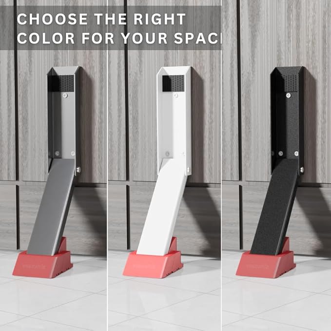 2 Pack Door Stop, No Drill Door Stoppers - Image 4