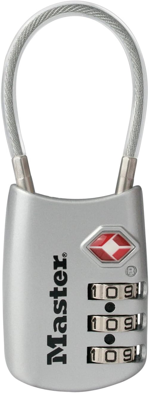 Master Lock 4688D Set Your Own Combination TSA Approved Luggage Lock, 1 Pack by MasterLock