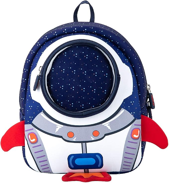JiePai Toddler Rocket Backpack Leash Anti-lost Waterproof 3D Cartoon Kids - Image 8