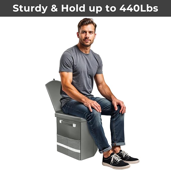 2025 Upgraded 16.5'' XL Portable Toilet - Image 5