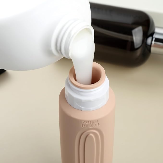 Travel Bottles for Toiletries, Large 6oz Oversize Containers, BPA Free Leak - Image 3