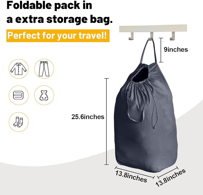 MCleanPin 140L Washable Laundry Bags - Image 6