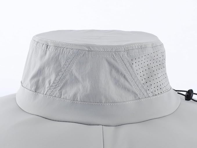 Home Prefer UPF 50+ Sun Hats for Men Women Foldable Wide Brim Fishing Hat Quick - Image 6
