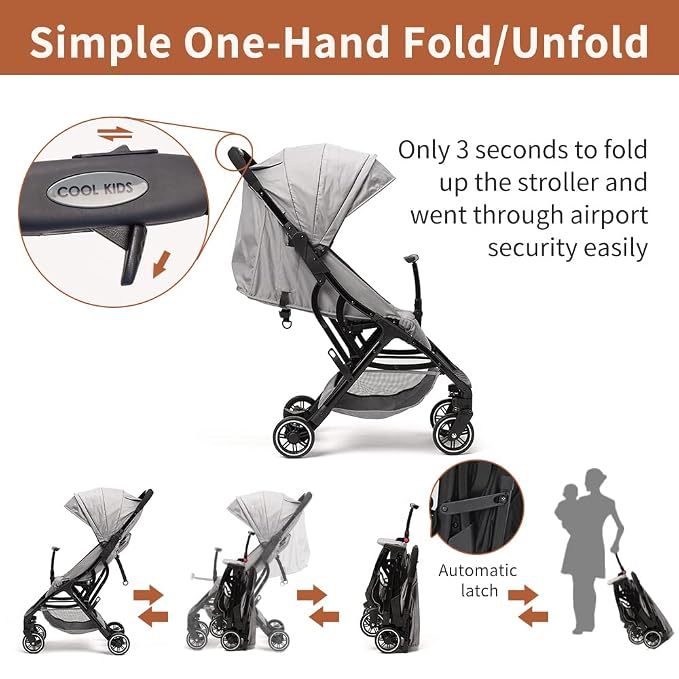 COOL KIDS Portable Stroller - Image 3