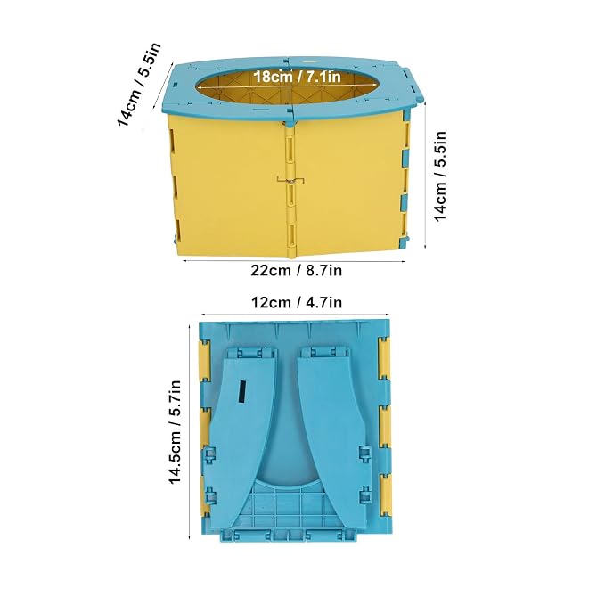 Portable Lightweight Foldable Toddler Potty Baby Toilet Camping Travel - Image 7