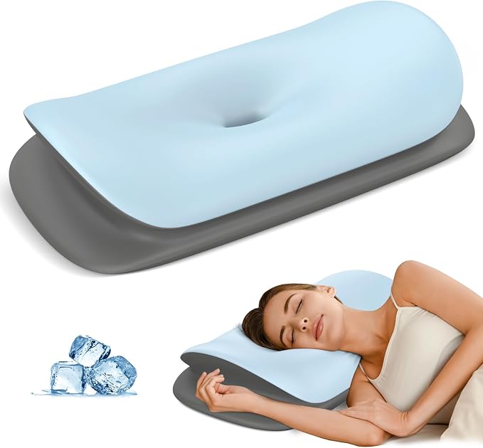 Cervical Neck Pillow for Pain Relief by OLUMOON