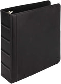 Samsill Vintage Leather Mini 3 Ring Binder 2 Inch Round Ring, 5.5 x 8.5 Inch by Samsill