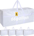 4 Pcs 66 Gallon Large Moving Bags by Clysee