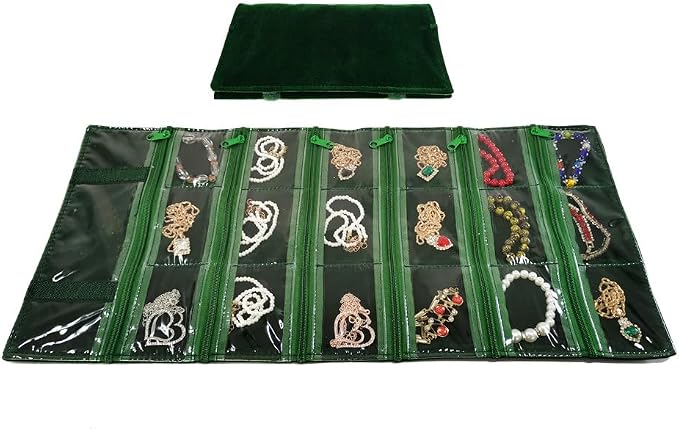 Travel Jewelry Roll Bag Portable Organizer Pouch - Image 5