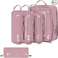 ECOHUB 5 Set Compression Packing Cubes by ECOHUB