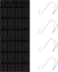 Over the Door Shoe Organizer, 24 Large Breathable Mesh Pockets, Hanging Storage by Unknown