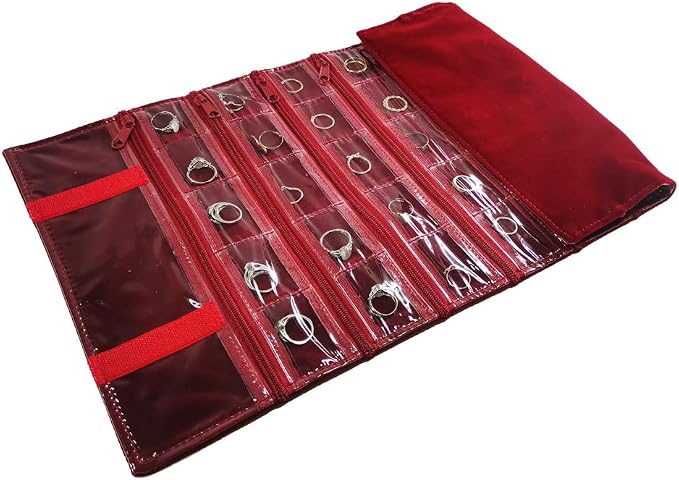 Travel Jewelry Roll Bag Portable Organizer Pouch - Image 8