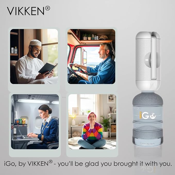 VIKKEN® 250ml iGo X Portable Travel Bidet USB-Type C Rechargeable Electric - Image 7