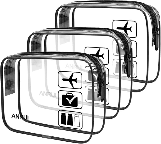 ANRUI Makeup Bags Clear Cosmetic Bag by ANRUI