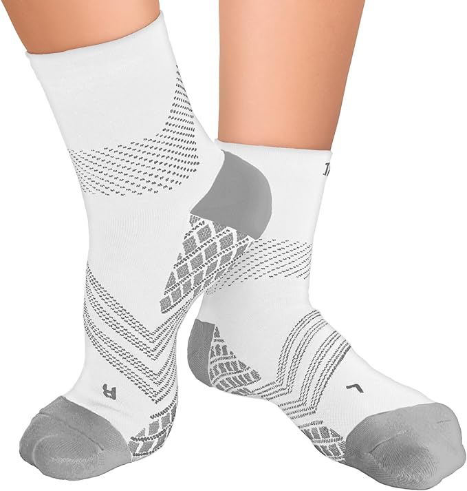 TechWare Pro Plantar Fasciitis Socks – Cushion Ankle Compression Socks Women & by TechWarePro