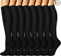 ACTINPUT 8 Pairs Compression Socks by ACTINPUT
