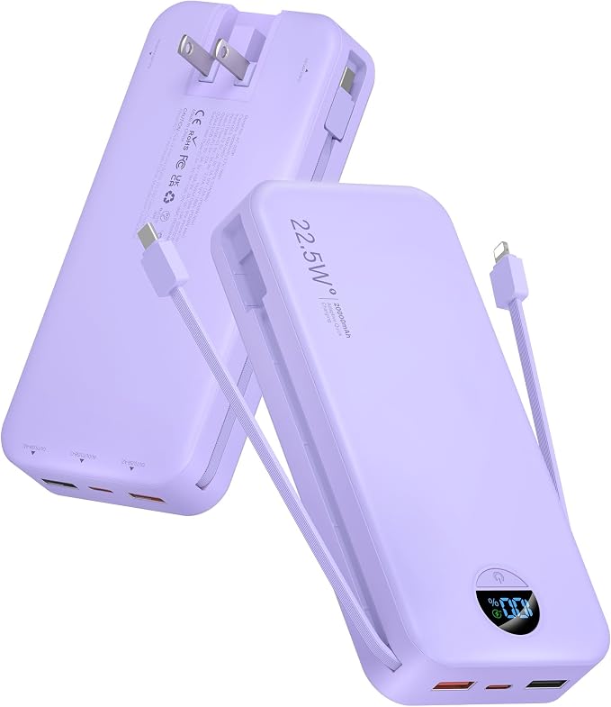 Portable Charger, 20000mAh 22.5W USB C Fast Charging Power Bank by CITICR