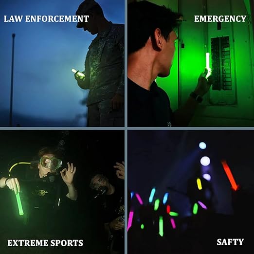 Glow Fever Emergency Safety Military Grade Glow Sticks, Hurricane and Survival - Image 6
