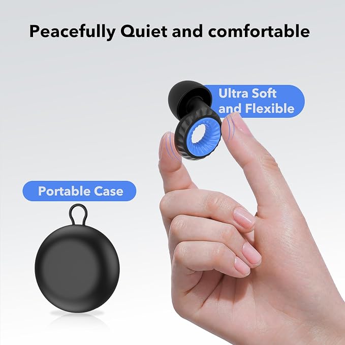 Ear Plugs for Sleeping Noise Cancelling -30dB, Deep Focus, Hearing Protection - Image 4
