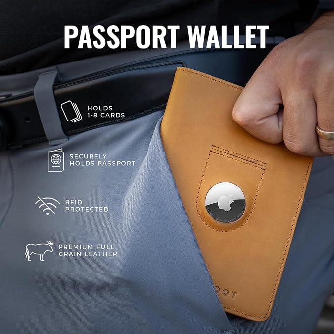 Kings Loot Passport Holder Wallet | RFID Blocking Leather Travel Wallet - Image 6