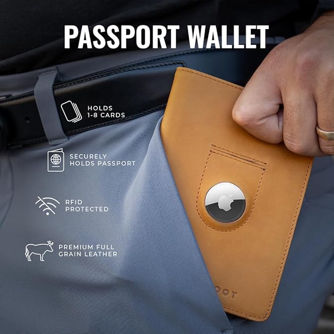 Kings Loot Passport Holder Wallet | RFID Protected Leather Travel Wallet - Image 6