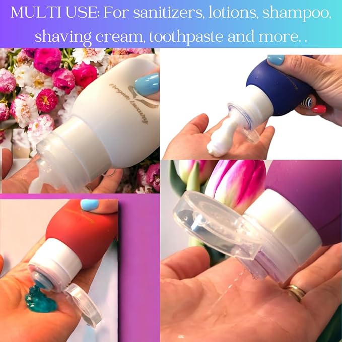 -3oz Travel Toiletry Bottles - Image 7