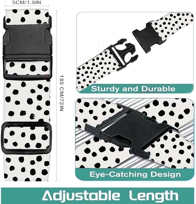 Luggage Straps for Suitcases Travel Belt Accessories, Cute Suitcase Strap - Image 5