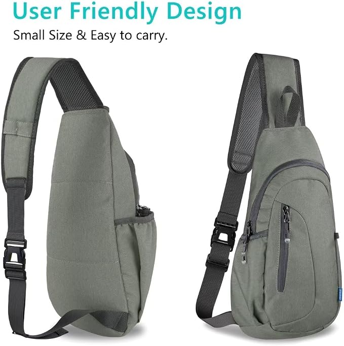 TITECOUGO Small Sling Bag, Lightweight Crossbody Backpack - Image 3