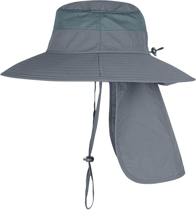 Sun Hats for Men Women Fishing Hat UPF 50+ Breathable Wide Brim Bucket Hats - Image 2
