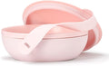 W&P Porter Bowl Lunch Container w/ Protective Non-slip Exterior, Blush 1 Liter by WP