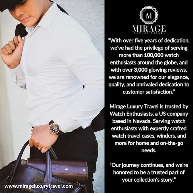 Single Watch Roll Travel Case - Image 8