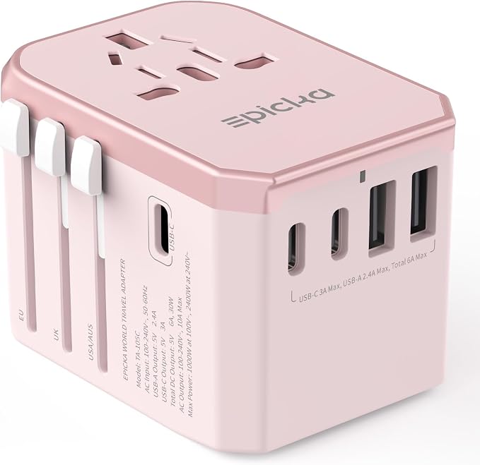 EPICKA Universal Travel Adapter, International Power Plug Adapter by EPICKA