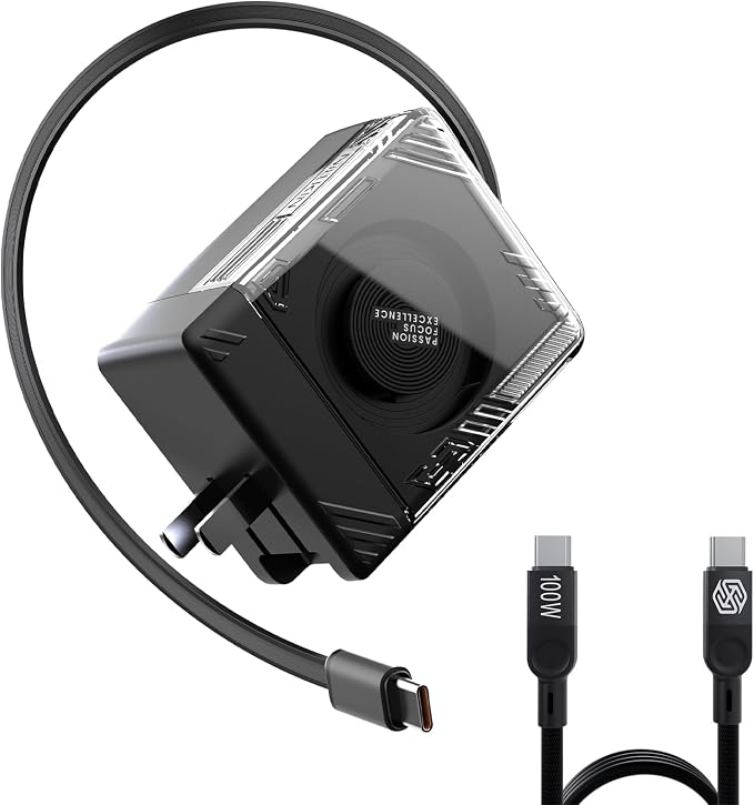 Nillkin FlexLine 65W for Retractable Wall Charger, Dual-Port by Nillkin