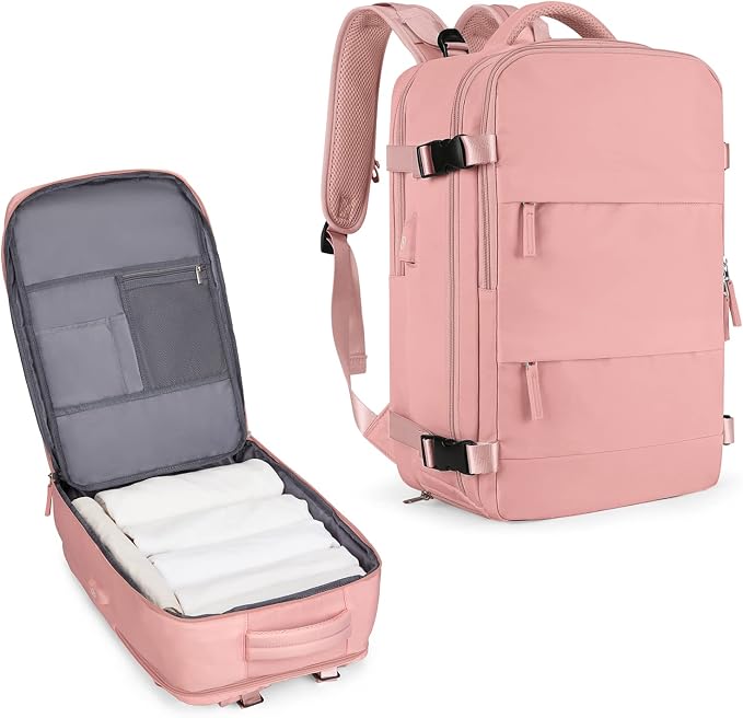 coowoz Large Travel Backpack For Women Men, Carry On Backpack Flight Approved by coowoz