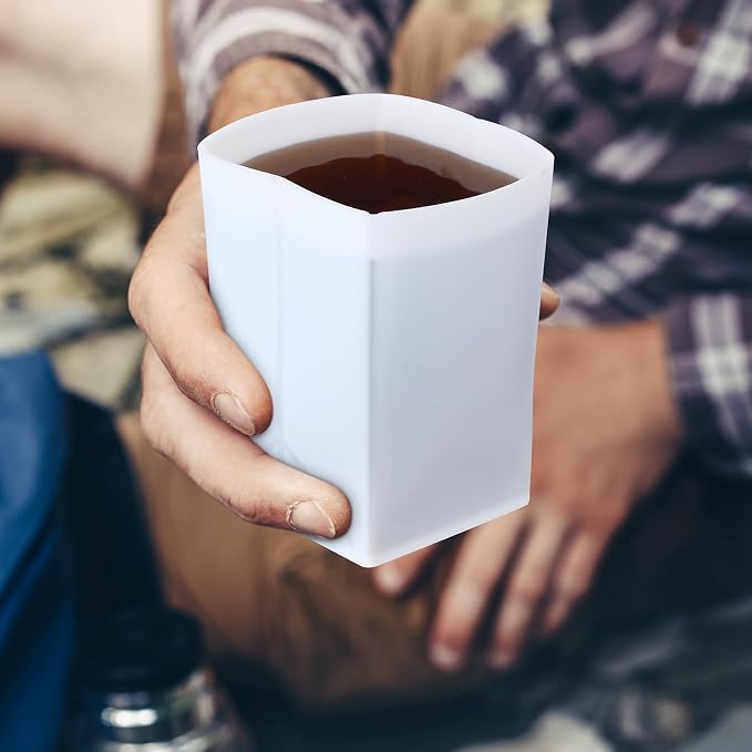 LemonRoad Silicone Folding Camping Cup Card Design Collapsible Silicone Travel - Image 6
