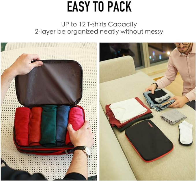Bee Nesting Waterproof Compression Packing Cubes, Travel Packing organizers - Image 6