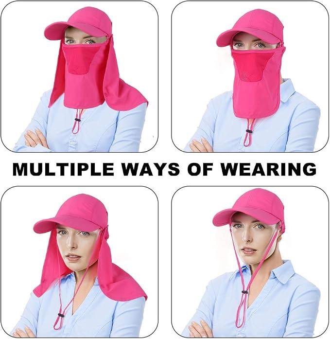 Foldable Sun Cap, Fishing Hats, UPF 50+ Protection Caps - Image 4
