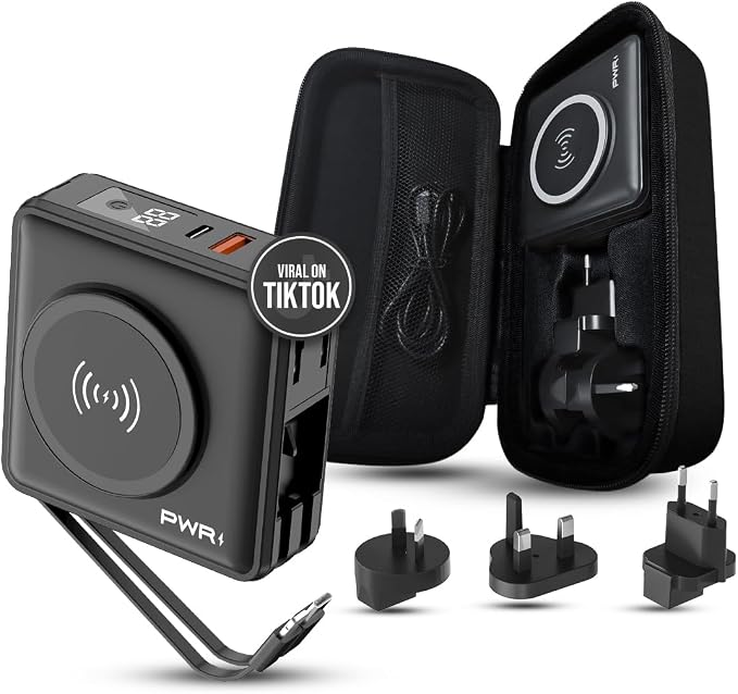 PWR Travel PRO 5-in-1 Power Bank by PWRMOBILE