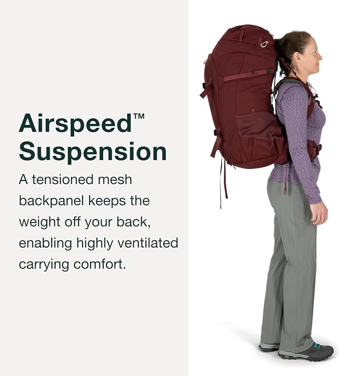 Osprey Fairview Trek 70L Women's Travel Backpack, Night Jungle Blue - Image 5